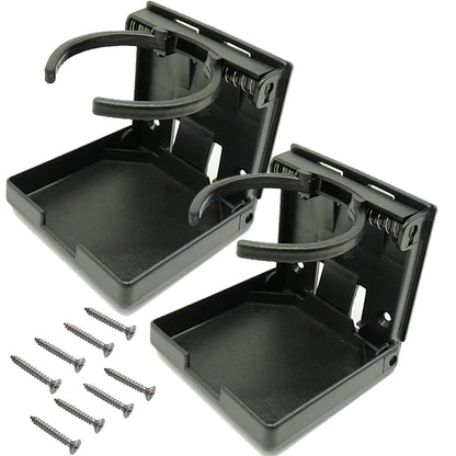TIHOOD 2 soportes plegables ajustables para bebidas con torn
