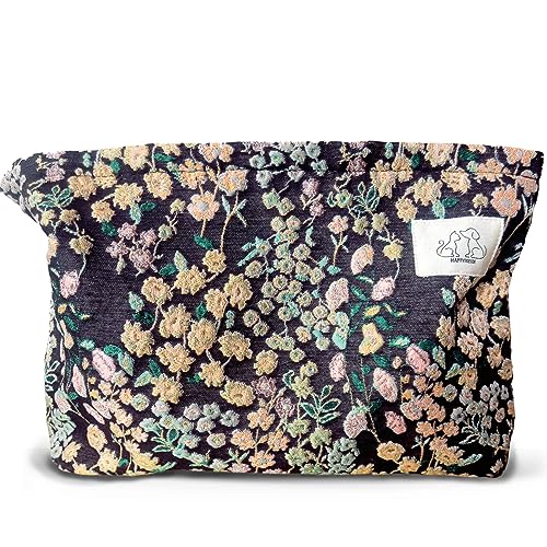 Bolsa de maquillaje estética, bolsa de viaje con cremallera,