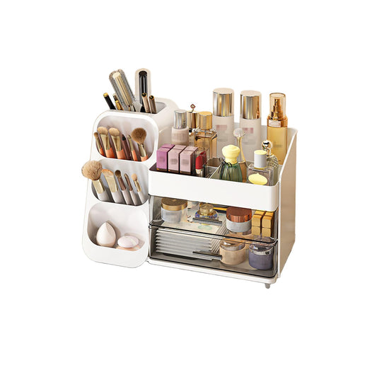 Organizador de maquillaje con cajón, caja de almacenamiento