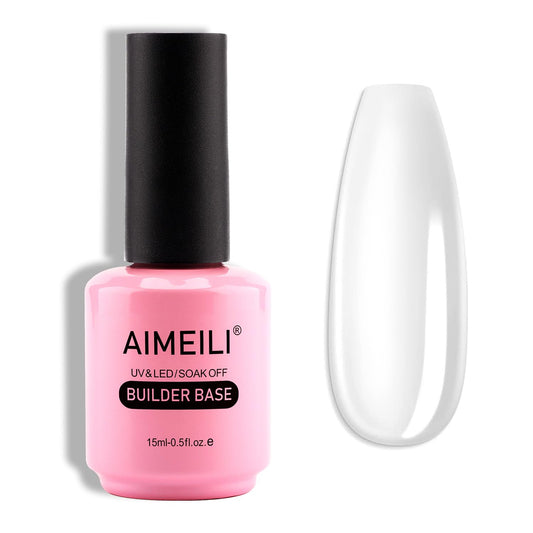 AIMEILI Hema Free Builder Base Gel Clear Builder Gel de uñas