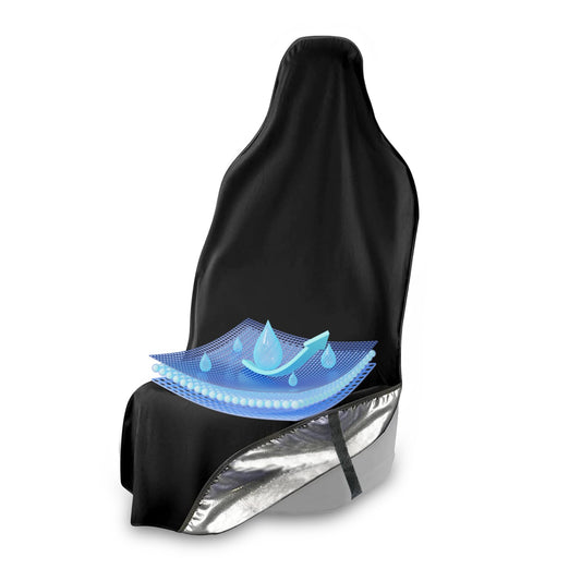 EliteSport - Protector de asiento de coche (negro) - Funda a