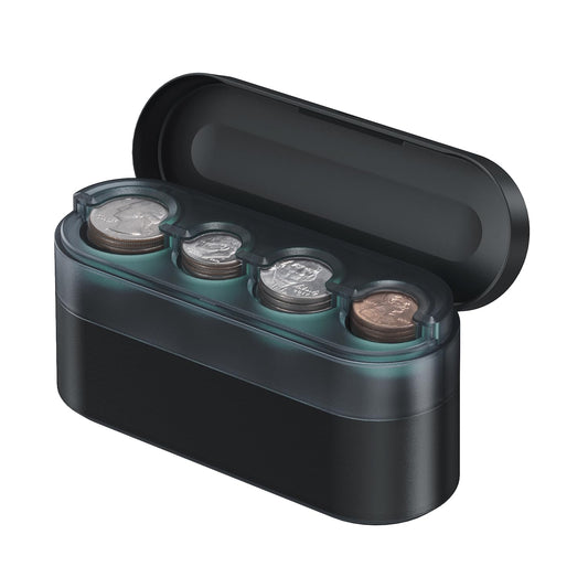 HALOBLK Soporte de monedas de mayor capacidad para organizad