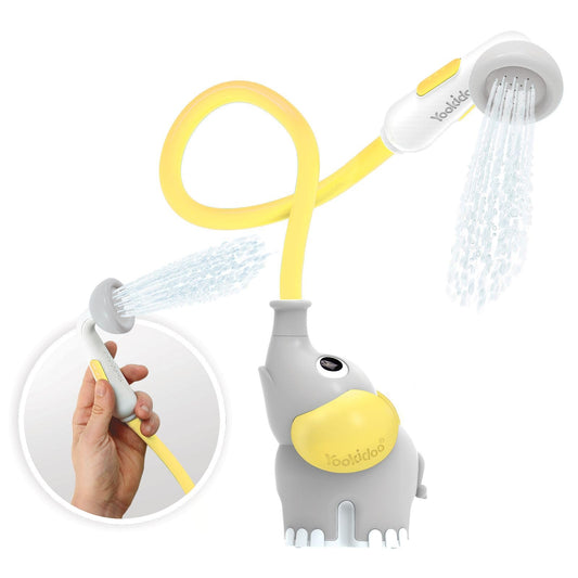 YOOKIDOO - Cabeza de ducha para bebé, bomba de agua de elefa