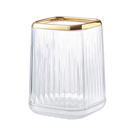 DASITON Organizador de brochas de maquillaje, soporte cuadra