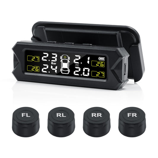 TPMS Sistema de monitoreo de presión de neumáticos solar ina