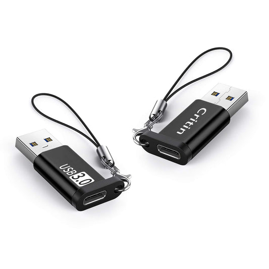 USB C hembra a USB 3.0 macho, 2 unidades, adaptador USB a US