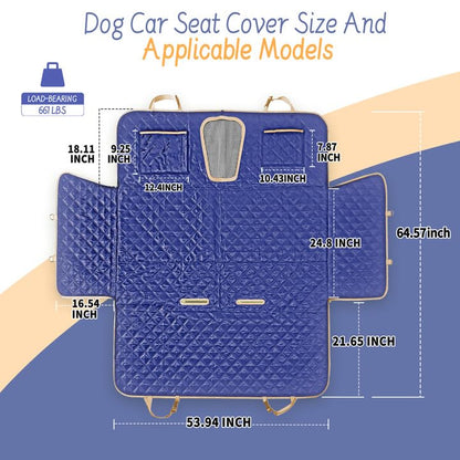 Funda de asiento de automóvil para mascotas, funda impermeab