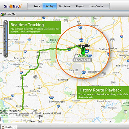 SinoTrack Rastreador GPS 4G para vehículos, ST-901L LTE Mini