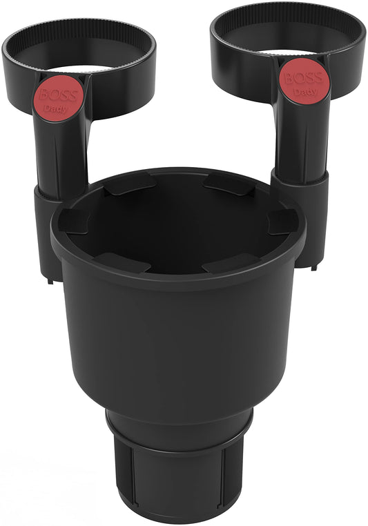 Adaptador expansor triple para portavasos de automóvil con b