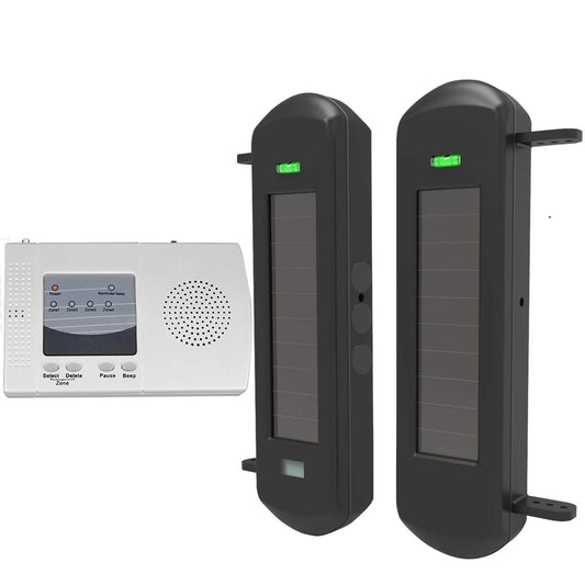 HTZSAFE Sistema de alarma solar inalámbrico para entradas, r