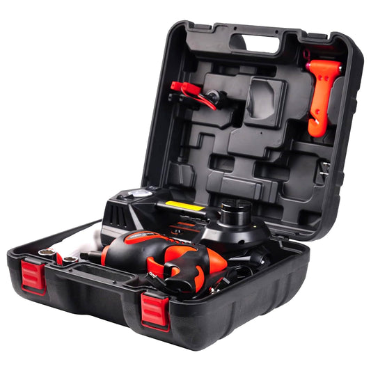 Kit de gato eléctrico de 5 toneladas y 12 V con llave de imp