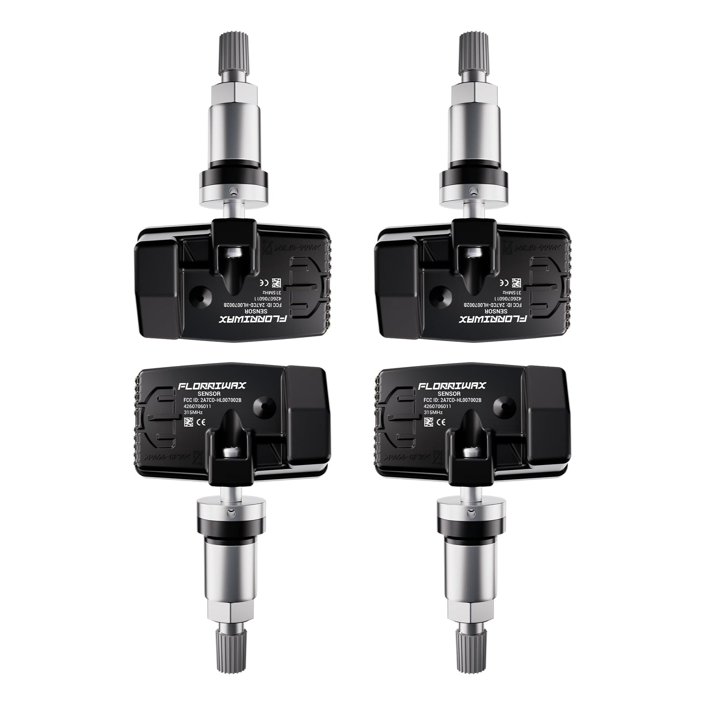 Sensor TPMS, juego de 4 sensores de presión de neumáticos de
