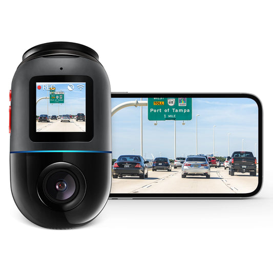 70mai Dash Cam Omni X200, rotación de 360°, soporte LTE, vis