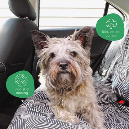 Molly Mutt Funda de asiento trasero 3 en 1 para perros, hama