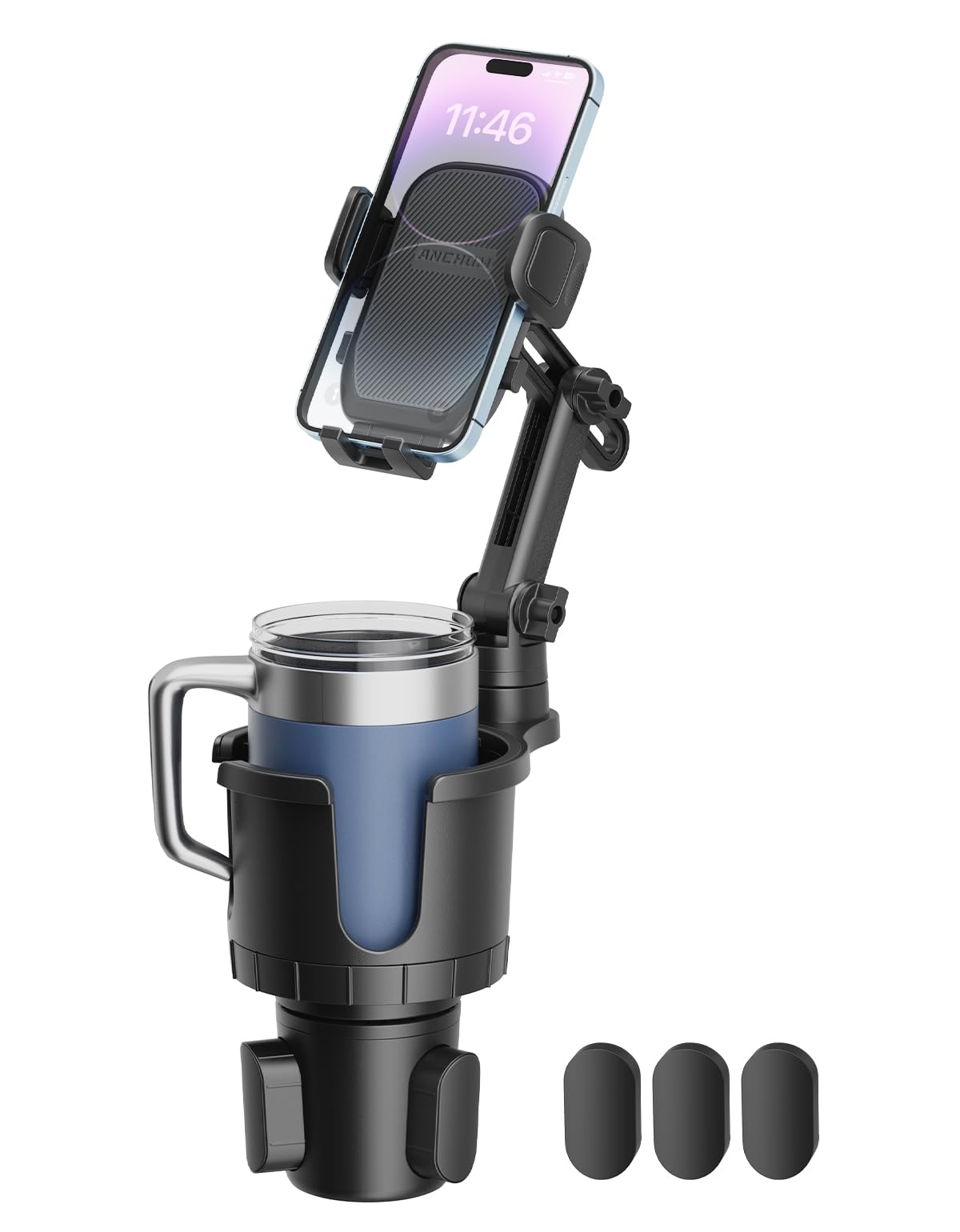 Portavasos para teléfono, soporte para teléfono 2 en 1 mejor