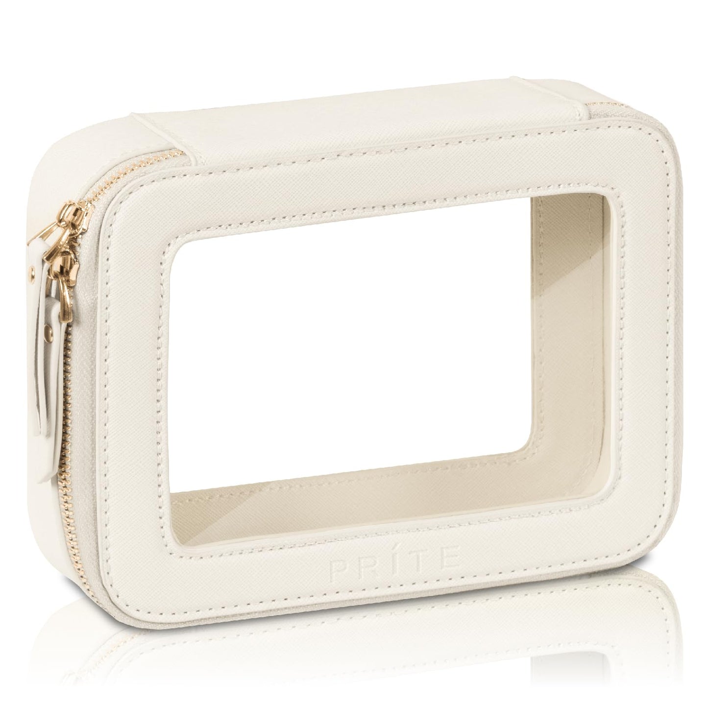 Prite Bolsa de maquillaje transparente, estuche organizador