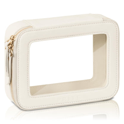 Prite Bolsa de maquillaje transparente, estuche organizador