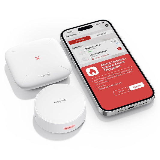 X-Sense - Receptor Wi-Fi para detectores de humo y monóxido