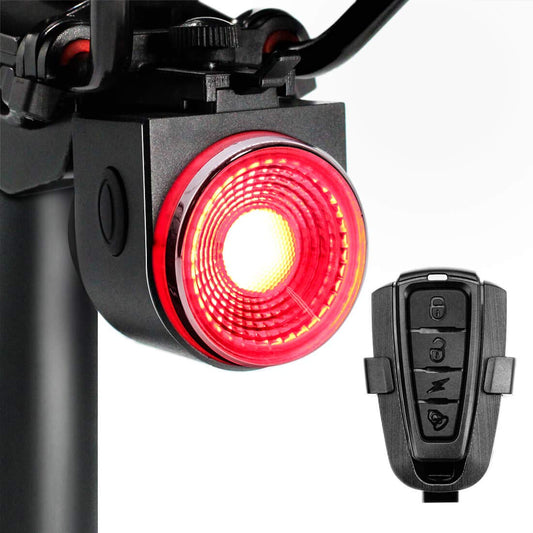 Luz trasera para bicicleta inteligente: luz trasera de freno
