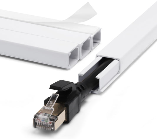 ZhiYo Pared oculta de cable para un cable, cubiertas de cabl