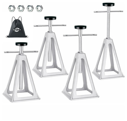 Soportes de aluminio de perfil bajo de 3 toneladas (6600 lib
