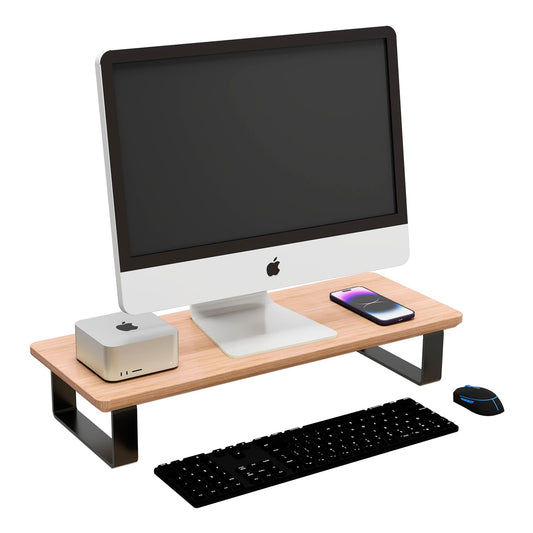 YUMORE Soporte de madera para monitor de computadora para es