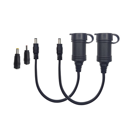 Paquete de 2 cables de extensión de enchufe hembra de conect