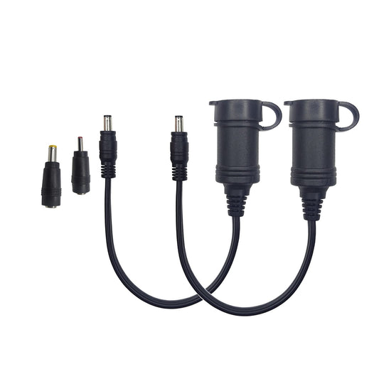 Paquete de 2 cables de extensión de enchufe hembra de conect