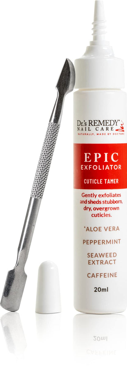 Dr.'s Remedy Epic Exfoliador y empujador de cutículas, remov