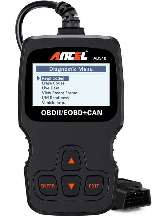 ANCEL AD310 Escáner universal clásico mejorado OBD II, Lecto