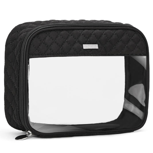 Marvolia Bolsa de maquillaje transparente – Bolsa de aseo tr