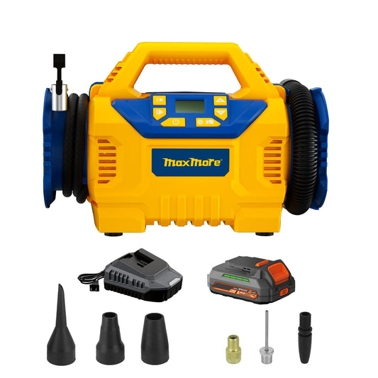 Inflador de neumáticos inalámbrico compatible con DeWalt 20V