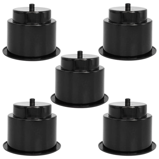 Yuanhe Black Plastic Cup Drink Holder Insert with Drain for