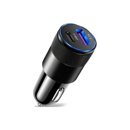Cargador de coche 3.1A USB tipo C PD Apple Android teléfono