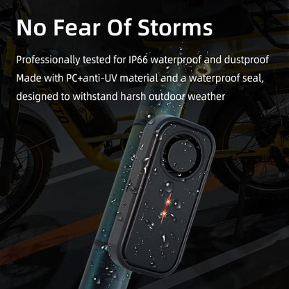 Vehículo Findable, alarma de bicicleta de 113 dB, sensor de