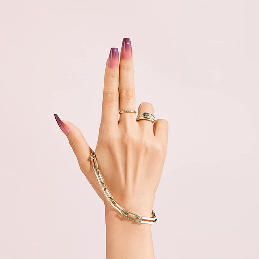 Gold Finger Gel Glam - Uñas con diseño (GD20)