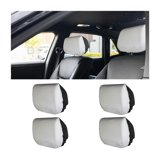 BELOMI 4 fundas para reposacabezas de asiento de automóvil,