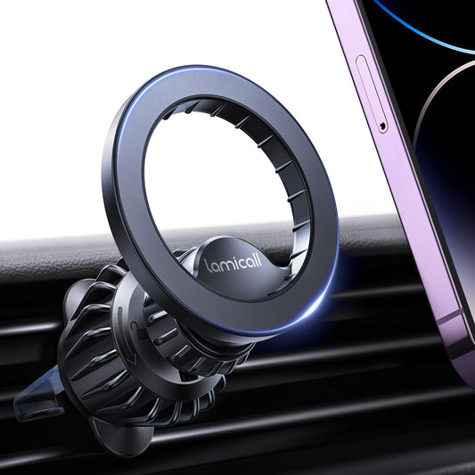 Lamicall Soporte para coche MagSafe - [20 súper imanes] Sopo