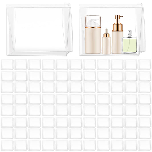 Circloophs Mini bolsas organizadoras de maquillaje transpare