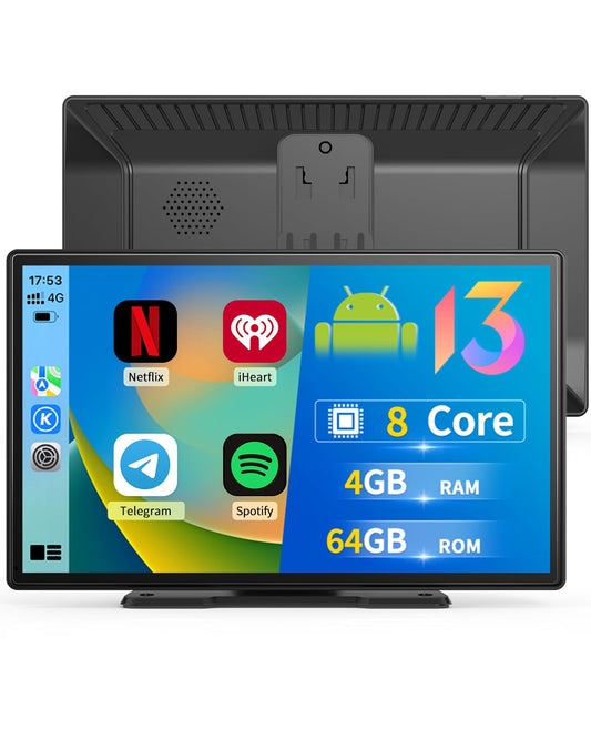 8 Core Android 13 4+64GB 9 pulgadas Android Auto inalámbrico