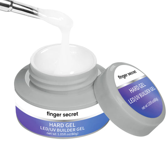 Geles de uñas postizas de 2.12 oz, 2 onzas, gel duro para uñ