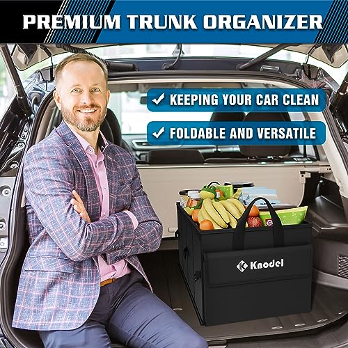 K KNODEL Organizador de maletero de automóvil con tapa, alma