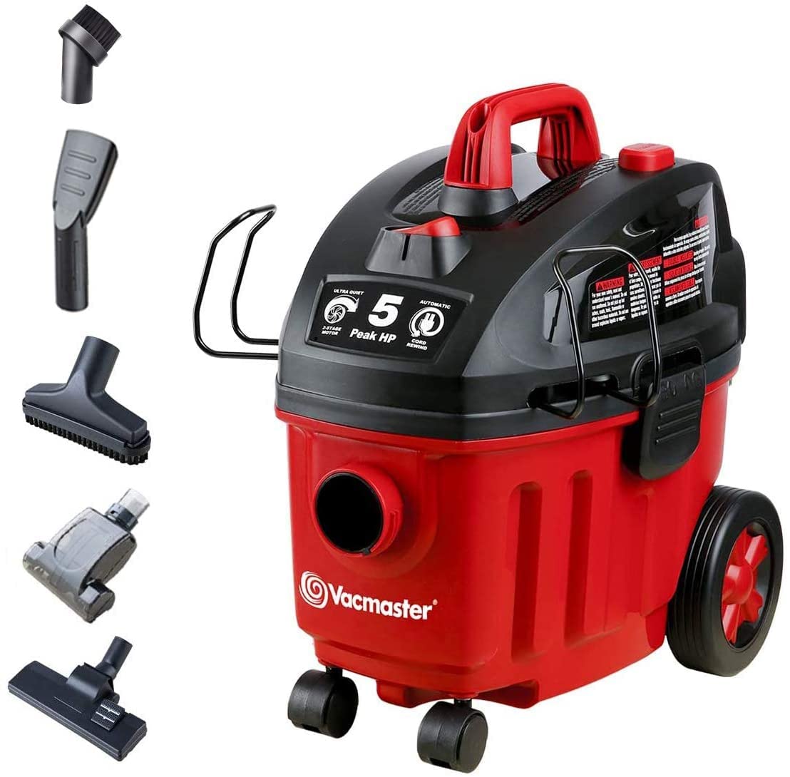 Vacmaster VF408 Aspiradora en seco y húmedo de 4 galones con