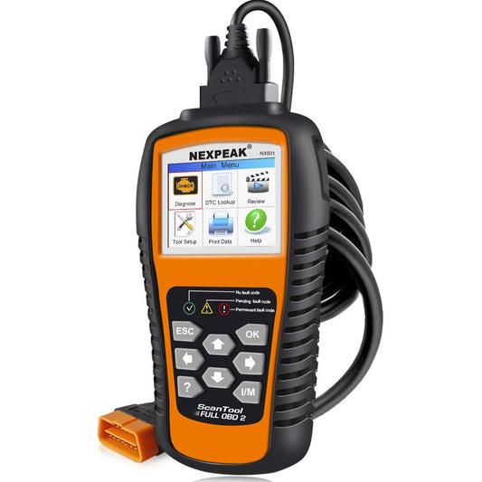 NEXPEAK Escáner OBD2, lector de código automático OBD II mej