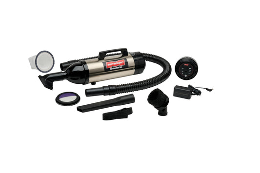 METROVAC CHV-S6 Deluxe - Aspiradora de mano inalámbrica de l