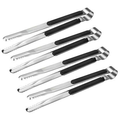 XEVOM - Paquete de 4 pinzas de cocina de acero inoxidable de