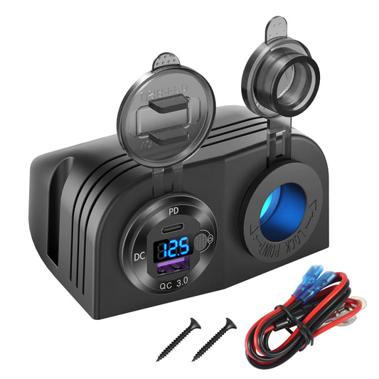 Panel tipo tienda de campaña de 12 V con salida USB iluminad