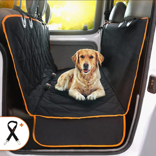 Protector de asiento de coche impermeable y a prueba de arañ