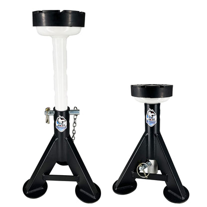 HKTE - Soportes de gato resistentes de 4 toneladas, perfil b