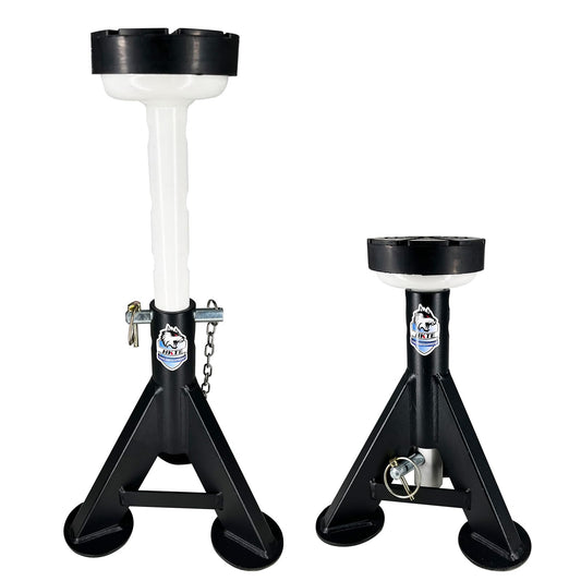 HKTE - Soportes de gato resistentes de 4 toneladas, perfil b